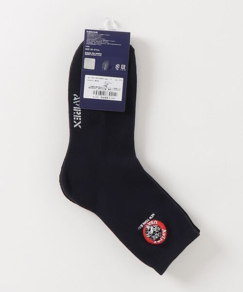 AVIREX（アヴィレックス）の「《直営店限定》TOM CAT NEYYORK SOCKS / トムキャット ニューヨーク ソックス / AVIREX / アヴィレックス（ソックス/靴下・メンズ・ホワイト/ブラック・FREE）」の5枚目の写真