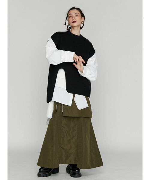 UN3D.（アンスリード）の「PADDED ZIP LAYERED SK / パテッドジップ