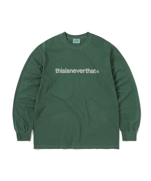thisisneverthat（ディスイズネバーザット）の「（FW24）T-Logo L/S Tee（Tシャツ/カットソー・メンズ・ホワイト/グリーン系その他/インディゴブルー/ブルー系その他/ブラック/ブラウン系その他・L/M/S/XL）」の4枚目の写真
