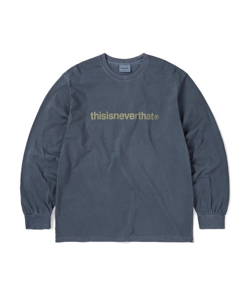 thisisneverthat（ディスイズネバーザット）の「（FW24）T-Logo L/S Tee（Tシャツ/カットソー・メンズ・ホワイト/グリーン系その他/インディゴブルー/ブルー系その他/ブラック/ブラウン系その他・L/M/S/XL）」の6枚目の写真