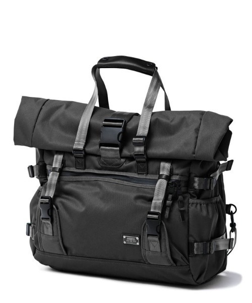 AS2OV(アッソブ)の「【AS2OV/アッソブ】 CORDURA DOBBY 305D 2WAYBAG / ショルダーバック トートバッグ(メッセンジャーバッグ・メンズ・ブラック・FREE)」の1枚目の写真