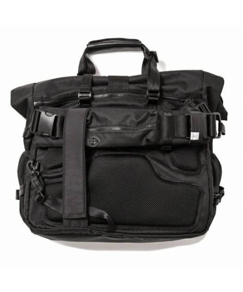 AS2OV(アッソブ)の「【AS2OV/アッソブ】 CORDURA DOBBY 305D 2WAYBAG / ショルダーバック トートバッグ(メッセンジャーバッグ・メンズ・ブラック・FREE)」の6枚目の写真