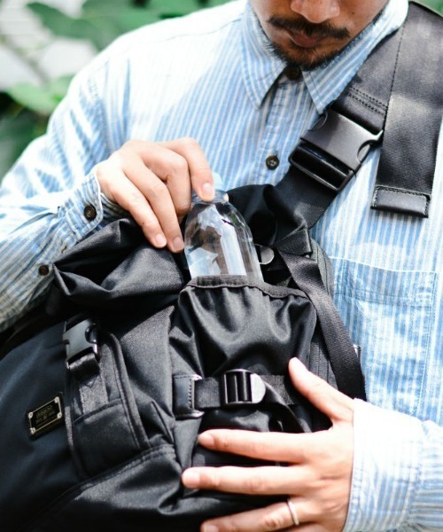 AS2OV(アッソブ)の「【AS2OV/アッソブ】 CORDURA DOBBY 305D 2WAYBAG / ショルダーバック トートバッグ(メッセンジャーバッグ・メンズ・ブラック・FREE)」の16枚目の写真