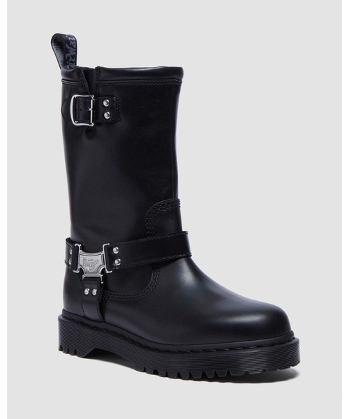 Dr.Martens Anistone Hi Leather Biker Boots 