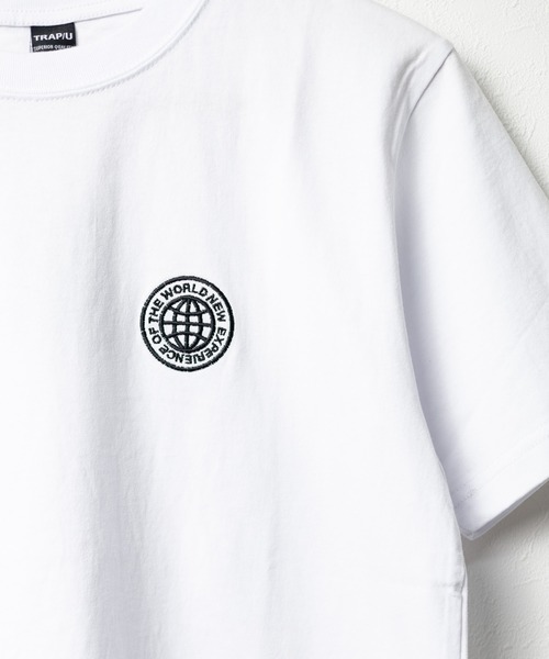 ARCHIVER(アーカイバ)の「【69】【ミドルウェイト】刺繍ショートスリーブ コットンTシャツ(Tシャツ/カットソー・レディース・ホワイト/ブラック/ベージュ・MEDIUM/LARGE)」の4枚目の写真