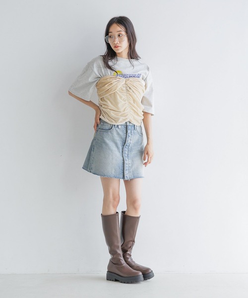 LOWRYS FARM(ローリーズファーム)の「ベロアビスチェ 135795(ベスト・レディース・ブラック/ブラウン/ベージュ・FREE)」の13枚目の写真