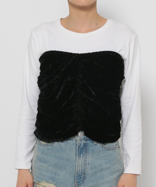 LOWRYS FARM(ローリーズファーム)の「ベロアビスチェ 135795(ベスト・レディース・ブラック/ブラウン/ベージュ・FREE)」の17枚目の写真