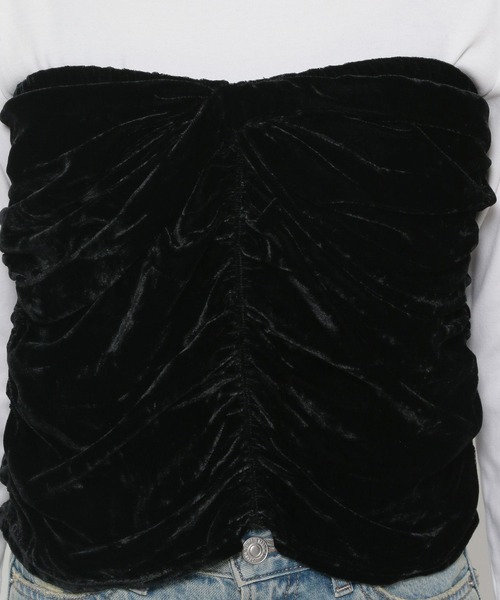 LOWRYS FARM(ローリーズファーム)の「ベロアビスチェ 135795(ベスト・レディース・ブラック/ブラウン/ベージュ・FREE)」の20枚目の写真