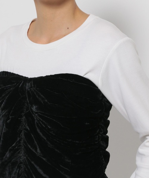 LOWRYS FARM(ローリーズファーム)の「ベロアビスチェ 135795(ベスト・レディース・ブラック/ブラウン/ベージュ・FREE)」の21枚目の写真