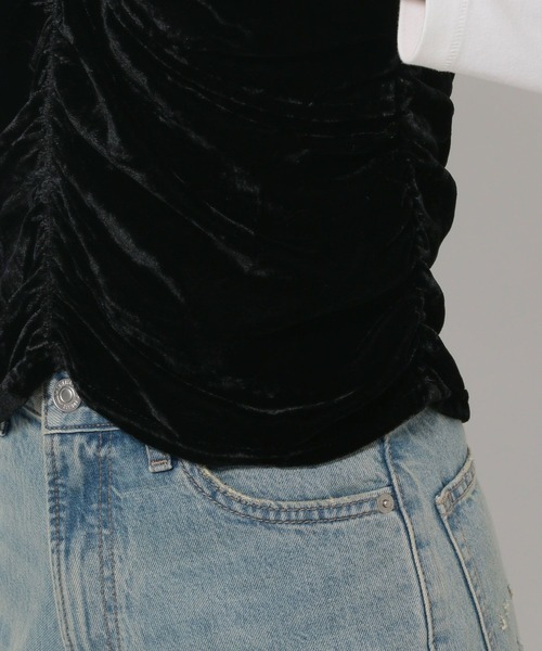 LOWRYS FARM(ローリーズファーム)の「ベロアビスチェ 135795(ベスト・レディース・ブラック/ブラウン/ベージュ・FREE)」の22枚目の写真