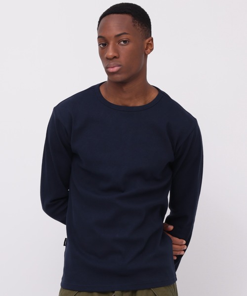 DAILY/デイリー》RIB LONGSLEEVE CREW NECK T-SHIRT / リブ 長袖
