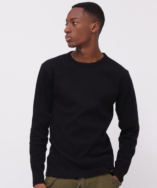 AVIREX(ABbNX)́sDAILY/fC[tRIB LONGSLEEVE CREW NECK T-SHIRT / u  N[lbN TVc fC[EFA / AVIREX / ABbNX(TVc/Jbg\[)