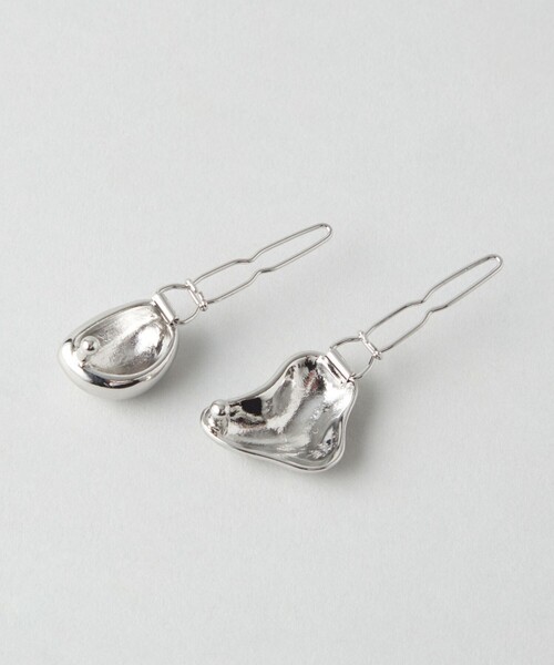 CITEN（シテン）の「＜CITEN＞ ２セット プックリ クリップ（バレッタ/ヘアクリップ・レディース・シルバー/ゴールド・FREE）」の5枚目の写真