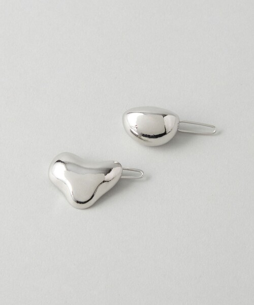 CITEN（シテン）の「＜CITEN＞ ２セット プックリ クリップ（バレッタ/ヘアクリップ・レディース・シルバー/ゴールド・FREE）」の6枚目の写真