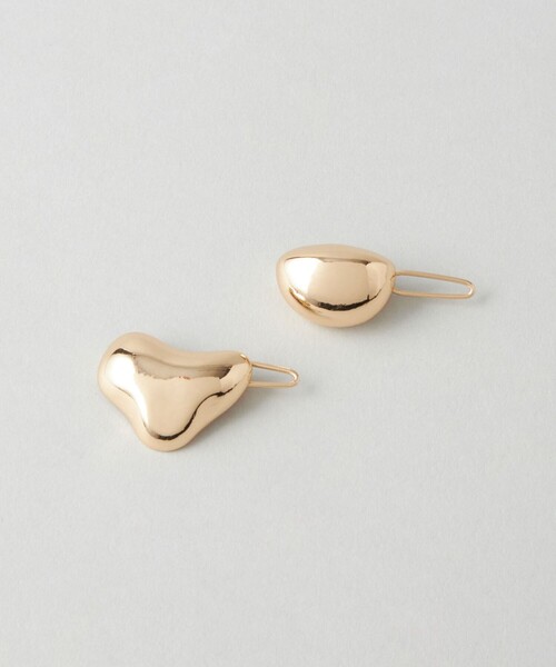 CITEN（シテン）の「＜CITEN＞ ２セット プックリ クリップ（バレッタ/ヘアクリップ・レディース・シルバー/ゴールド・FREE）」の9枚目の写真