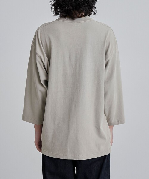 coen(コーエン)の「USAコットンピグメントフットボールTシャツ(Tシャツ/カットソー・メンズ・ダークグレー/ベージュ/ケリーグリーン・M/L/XL)」の10枚目の写真