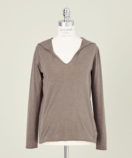 conte（コンテ）の「＜conte＞コットンシルク フーデッド