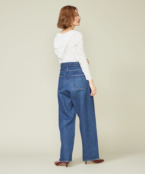 conte   コットンシルクフーディッドカットソー conte（コンテ）の「＜conte＞コットンシルク フーデッド カットソー