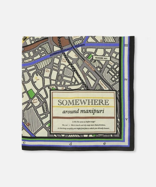 manipuri(マニプリ)の「【manipuri(マニプリ)】 INDIA STOLE(マフラー・レディース・ブルー系その他/グレー/ブラック系その他/アイボリー・FREE)」の12枚目の写真