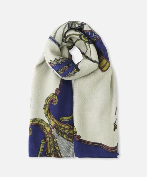 manipuri(マニプリ)の「【manipuri(マニプリ)】 INDIA STOLE(マフラー・レディース・ブルー系その他/グレー/ブラック系その他/アイボリー・FREE)」の14枚目の写真