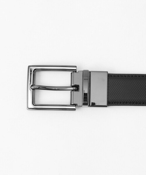 COMME CA ISM（コムサイズム）の「【リバーシブル】 マイクロ 市松 ベルト（ベルト・メンズ・ブラック系その他・FREE）」の3枚目の写真
