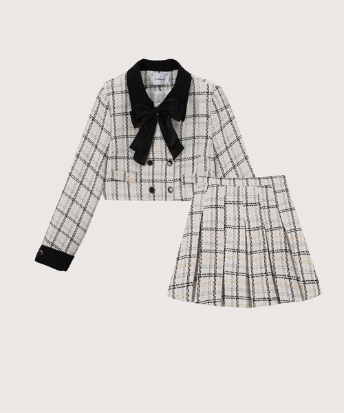 エレガントツイードリボンセットアップ Elegant Tweed Ribbon Set-Up