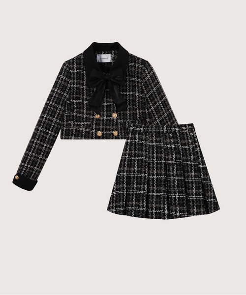 エレガントツイードリボンセットアップ Elegant Tweed Ribbon Set-Up