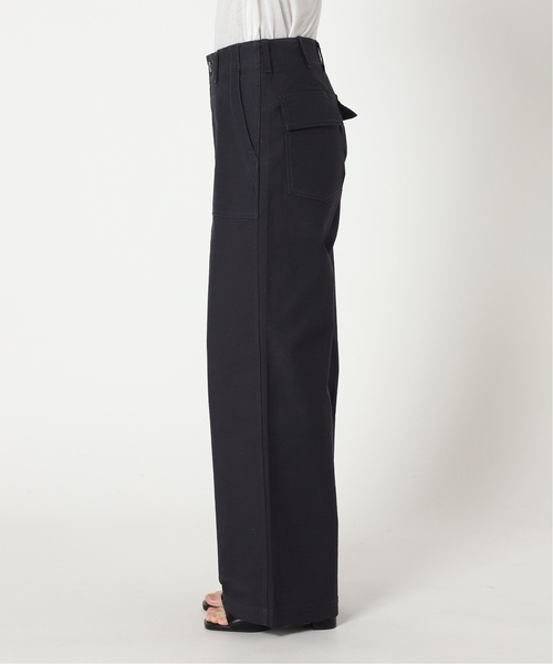 JOURNAL STANDARD relume（ジャーナルスタンダード　レリューム）の「《追加11》ワイドベイカーパンツ（カーゴパンツ・レディース・ベージュ/カーキ・34/36/38）」の4枚目の写真