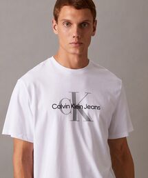 【ユニセックス】ショートスリーブ モノグラムロゴTシャツ