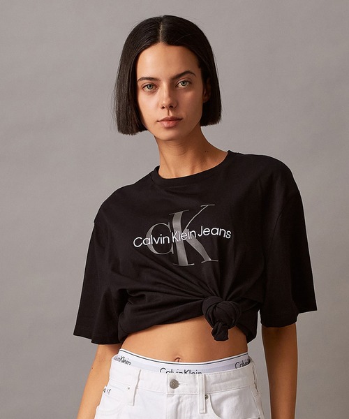 ユニセックス】ショートスリーブ モノグラムロゴTシャツ（T