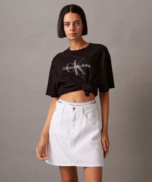 ユニセックス】ショートスリーブ モノグラムロゴTシャツ（T