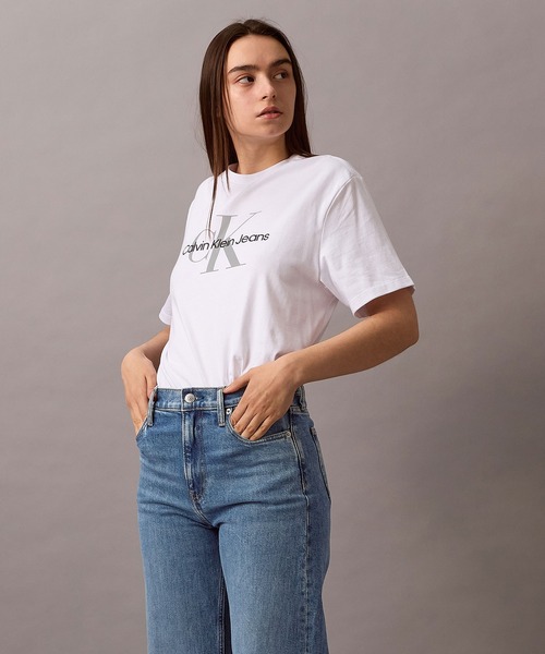ユニセックス】ショートスリーブ モノグラムロゴTシャツ（T