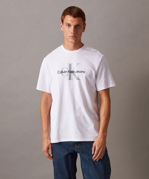 ユニセックス】ショートスリーブ モノグラムロゴTシャツ（T