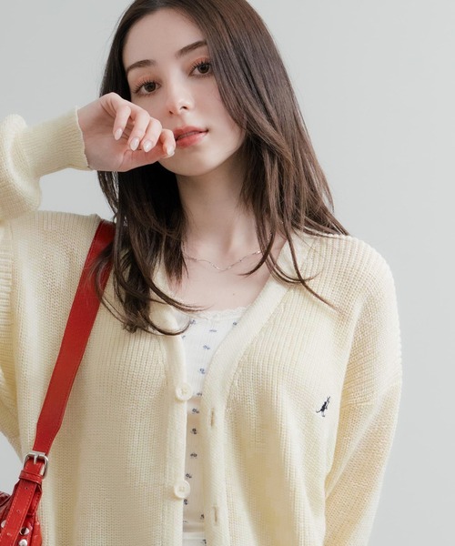 KANGOL カンゴール 別注コラボワンポイント刺繍ニット