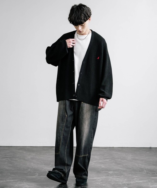 KANGOL カンゴール 別注コラボワンポイント刺繍ニット