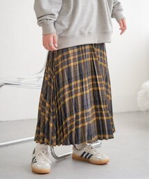 チェックプリーツスカート