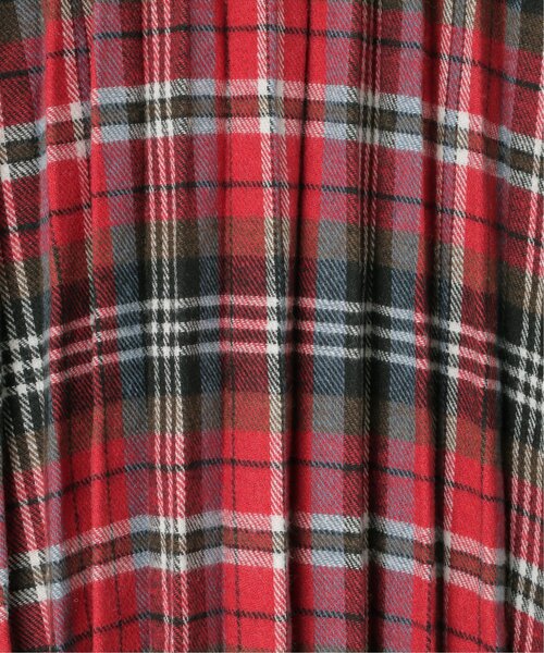 VENCEEXCHANGE（ヴァンスエクスチェンジ）の「チェックプリーツスカート（スカート・レディース・ベージュ/イエロー/ネイビー/レッド/ブラック/レッド系・FREE）」の13枚目の写真