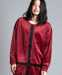 【NO ID.】Inverted Cross Big Pullover / インバーテッド クロス ビッグ プルオーバー