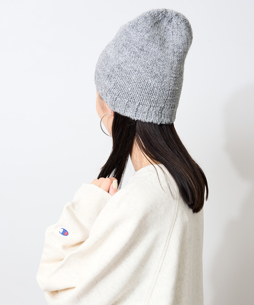 JOURNAL STANDARD relume(ジャーナルスタンダード レリューム)の「RELUME kirakira ニットボウ(ニットキャップ/ビーニー・レディース・シルバー/ブラック・FREE)」の7枚目の写真