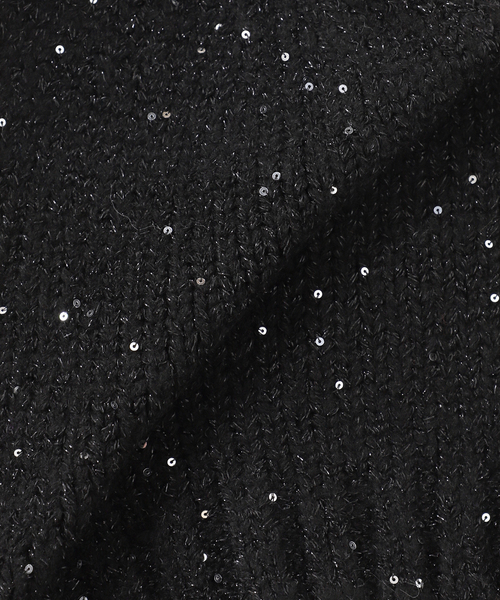 JOURNAL STANDARD relume(ジャーナルスタンダード レリューム)の「RELUME kirakira ニットボウ(ニットキャップ/ビーニー・レディース・シルバー/ブラック・FREE)」の11枚目の写真