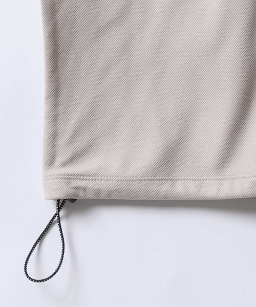 SITRY(シトリー)の「Kersey Fabric Half Zip Sweat Shirt/カルゼ オーバーサイズ ドローコード ハーフジップ 裏起毛 トレーナー スウェット レディース メンズ(スウェット・メンズ・ブラック/ダークグレー/ベージュ・M/L/LL)」の13枚目の写真