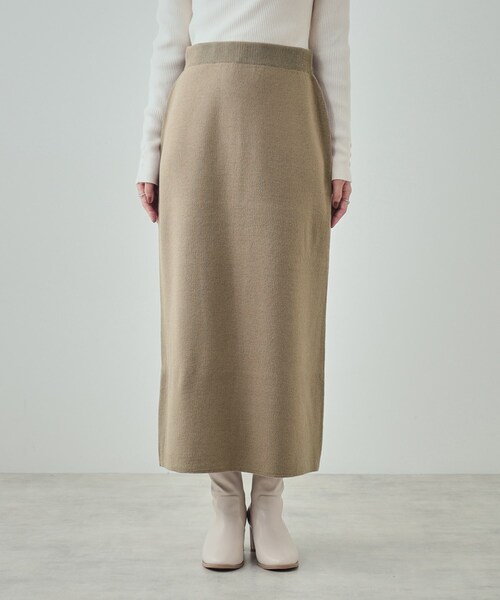 SHOO・LA・RUE（シューラルー）の「すっきりIライン ニットナロースカート（スカート・レディース・ブラック/ブラウン系・01/02/03/04）」の11枚目の写真