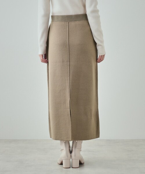 SHOO・LA・RUE（シューラルー）の「すっきりIライン ニットナロースカート（スカート・レディース・ブラック/ブラウン系・01/02/03/04）」の13枚目の写真