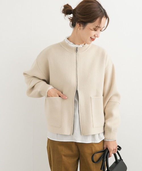 新品未使用アーバンリサーチブルゾン URBAN RESEARCH DOORS（アーバンリサーチドアーズ）の「ニット