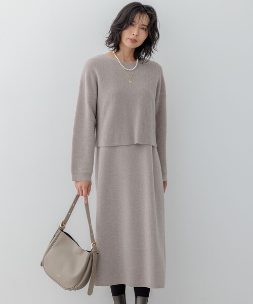 PASCAL MARIE DESMARAIS オフショルダーロングワンピース