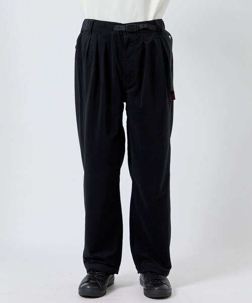 WHITE MOUNTAINEERING(ホワイトマウンテニアリング)の「【White Mountaineering/ ホワイトマウンテニアリング】×GRAMICCI CORDUROY 3 TUCK PANTS(カーゴパンツ・メンズ・ブラック/ダークグレー・0/1/2/3)」の3枚目の写真
