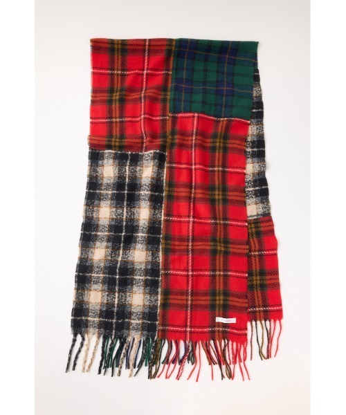 MOUSSY(マウジー)の「PLAID PATCHWORK スカーフ(バンダナ/スカーフ・レディース・マルチ・FREE)」の3枚目の写真