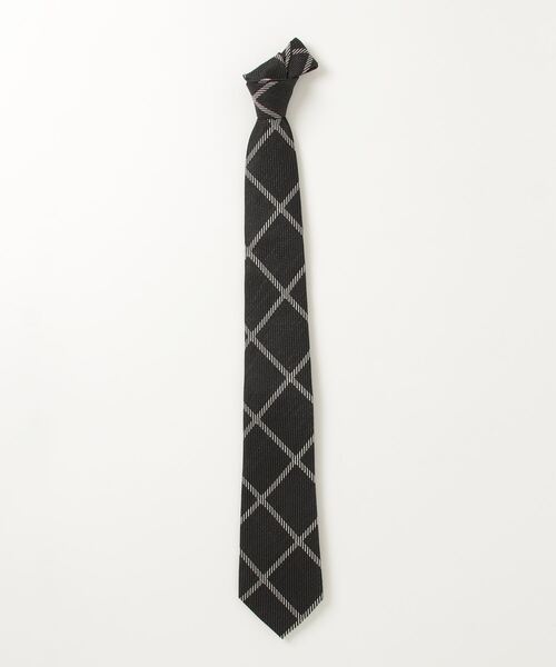 TOKYO SHIRTS（トウキョウシャツ）の「ネクタイ 絹100% ブラックシャンブレー ビジネス フォーマル（ネクタイ・メンズ・ブラック系2/ブラック系4/グレー系2/グレー系3/ブラック系5/ブラック系6/ブラック系7/グレー系1/ブラック系1/ブラック系3・FREE）」の5枚目の写真