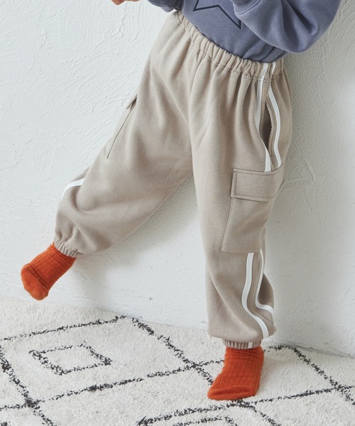 pairmanon(ペアマノン)の「裏起毛 サイドライン カーゴパンツ(カーゴパンツ・キッズ・ブラック/グレー/ベージュ・90/130/150/110/100/140/120)」の13枚目の写真