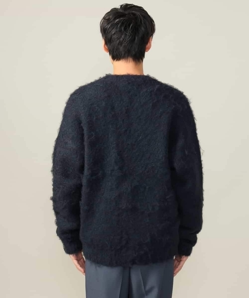 a.v.v（アーヴェヴェ）の「【ユニセックス】起毛シャギーニットカーディガン（カーディガン/ボレロ・メンズ・ネイビー/グレー・46/48）」の17枚目の写真